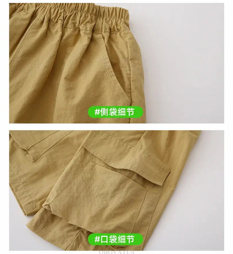 Summer Vacation Wear Father Mother Kids Family Clothing Sets Tshirt Shorts 2PCS Family Look Outfits Couple Child Costume Suit - Mein Shop