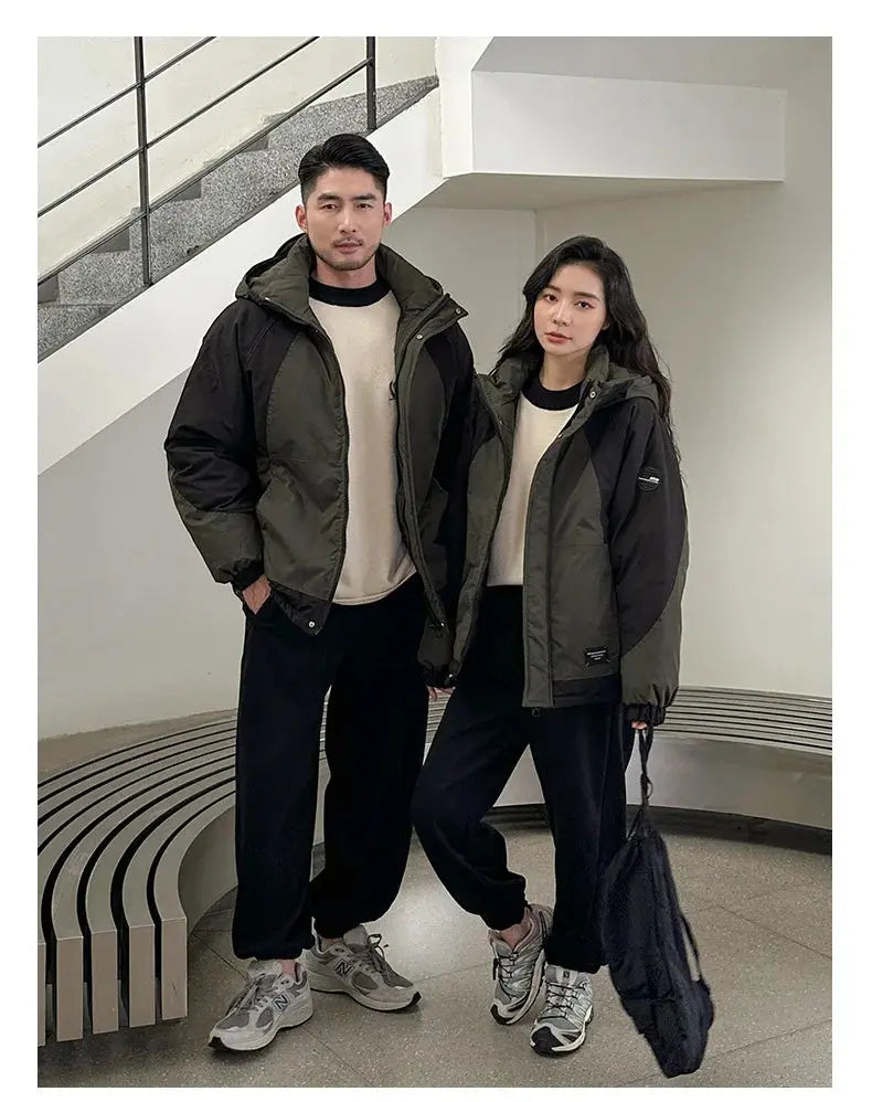 Family Matching Warm Clothes Winter Daughter Mother Thick Padded Coat Son Father Quilted Jacket Parents and Children Clothing - Mein Shop