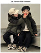 Family Matching Warm Clothes Winter Daughter Mother Thick Padded Coat Son Father Quilted Jacket Parents and Children Clothing - Mein Shop