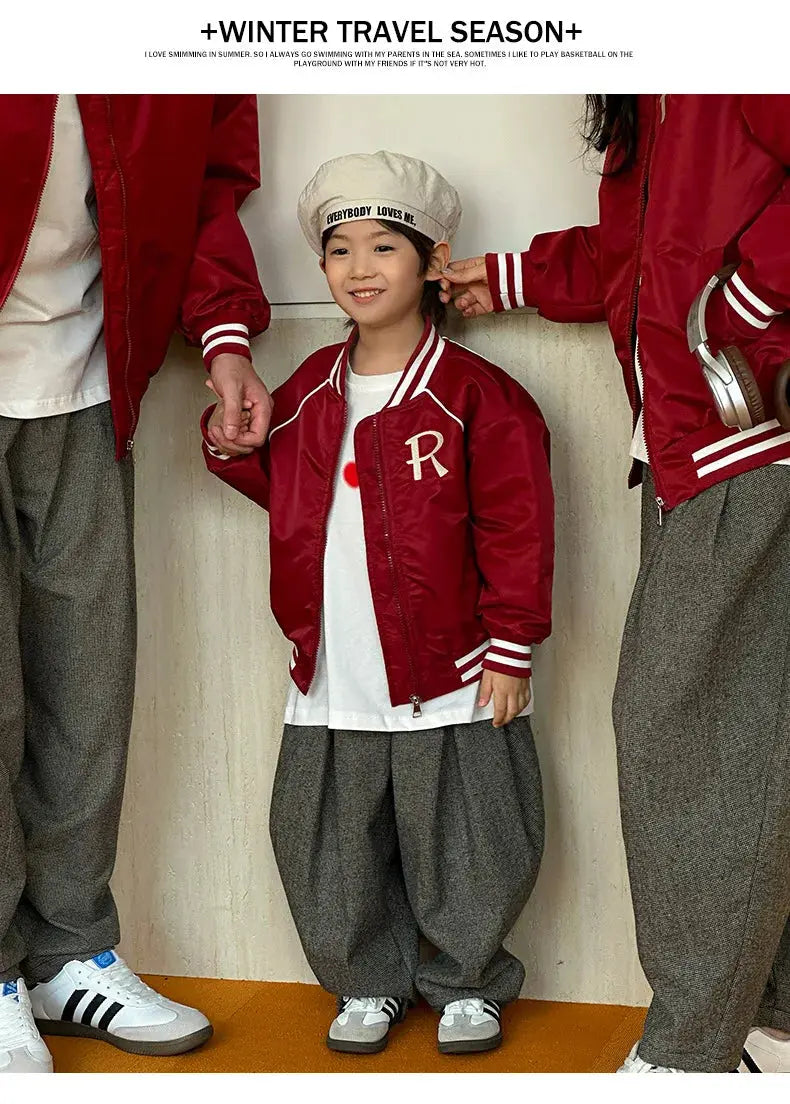 Winter Family Warm Coat Fashion Parent-child Matching Clothes Mom Dad Baby Clothing Korean Father Mother Son Daughter Thick Coat - Mein Shop