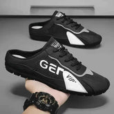 2025 New Men Slippers Trend Baotou Shoes for Men Summer Breathable Casual Shoe Vulcanized Flats Male Sneakers Half Slip-on Shoes