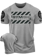 3D printed men's short sleeved T-shirt for comprehensive exercise, fun and fitness Hardcore new handsome and trendy short sleeve - Mein Shop