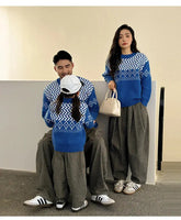 Knit Sweaters for The Whole Family Knitwear Winter Father Mother and Daughter Son Children Boy Girl Knitted Long Sleeve Pullover - Mein Shop