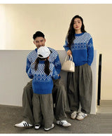 Knit Sweaters for The Whole Family Knitwear Winter Father Mother and Daughter Son Children Boy Girl Knitted Long Sleeve Pullover - Mein Shop