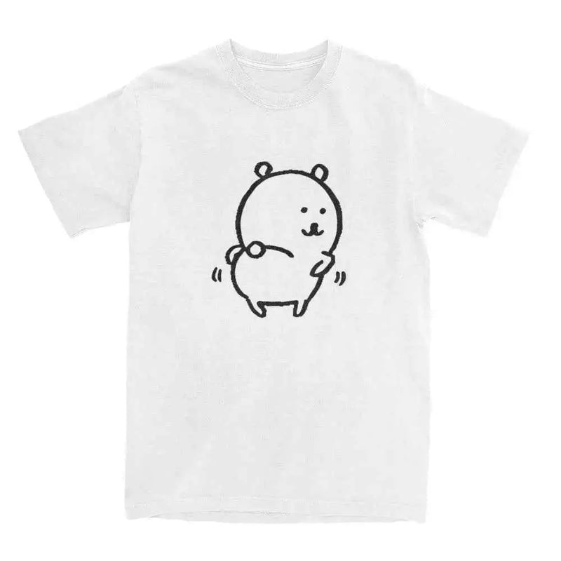 Men Women's T Shirt Joke Bear T Shirts Harajuku Summer Tees Classic Print 100% Cotton Tops Birthday Gift
