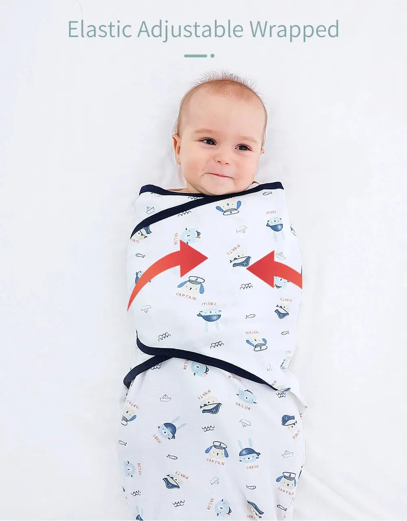 INSULAR New Summer Thick Swaddle 100% Cotton Newborn Infant Bags Wrapping Baby Sleep Sack Diaper Cocoon For Newborns Bags 1pc - Mein Shop