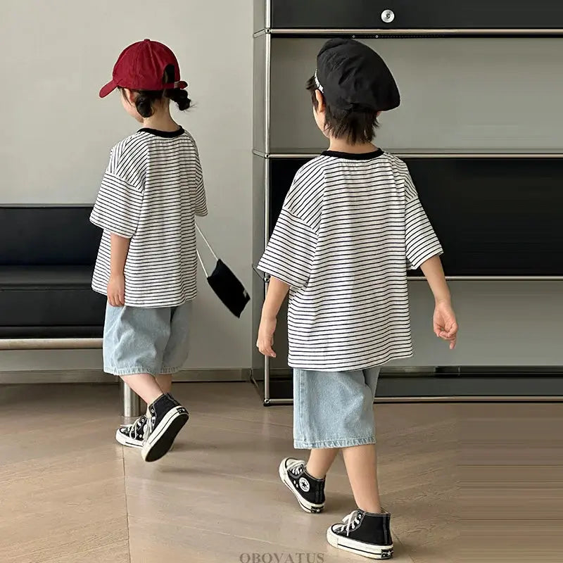 Family Vacation 2025 Summer Tshirt Shorts Clothing Set Family Matching Outfit Holiday Party Clothes Wear Couple Child Costume - Mein Shop