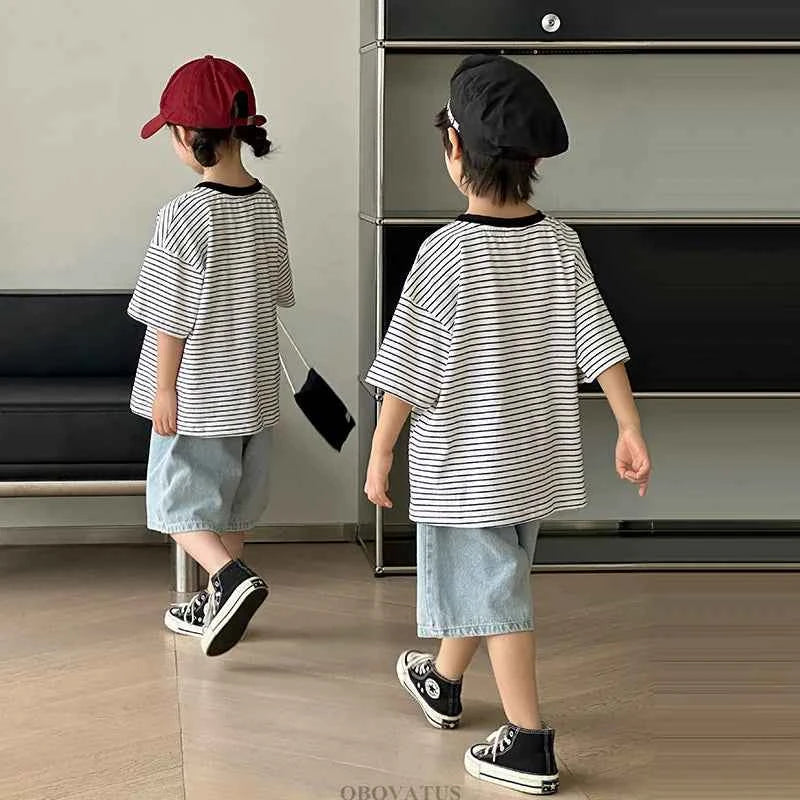 Family Vacation 2025 Summer Tshirt Shorts Clothing Set Family Matching Outfit Holiday Party Clothes Wear Couple Child Costume