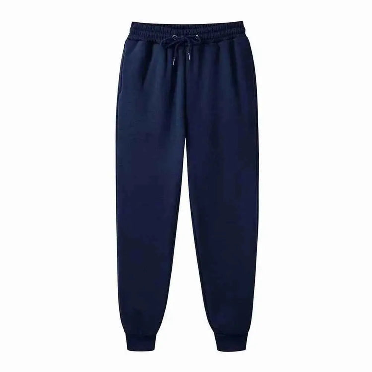 Herren Freizeithosen - Casual Hosen für Herbst Winter, Fleece Jogginghosen, Sport Gym Trousers in einfarbig für Workout und Laufen