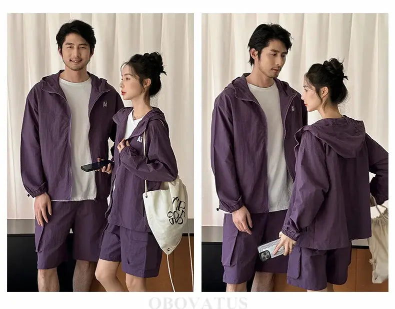 Family Matching Clothes Sets Men Women Baby Coat Shorts Suit Couples Kids Family Look Clothing Parent-Child Matching Costume - Mein Shop