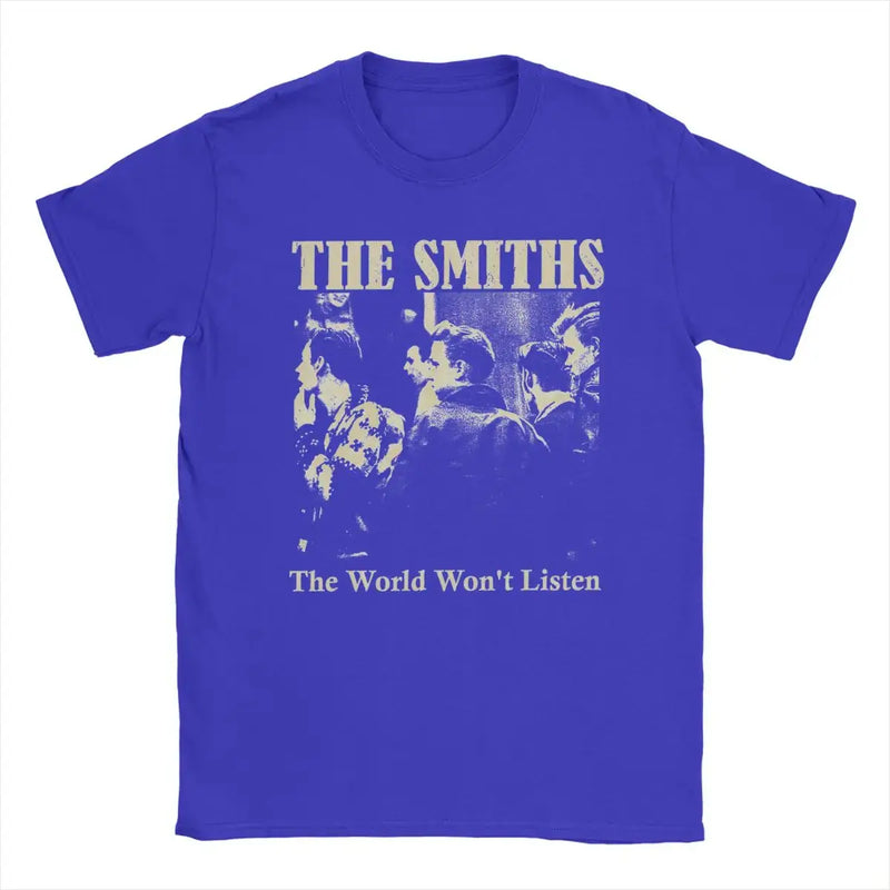 Men's T-Shirt The Smiths Crazy Cotton Tee Shirt Short Sleeve T Shirt Round Collar Clothes Plus Size Mein Shop
