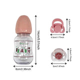 Lovely Reborn Doll Accessories Magnetic Pacifier&Feeding Bottles Reborn Baby Doll Supplies Dummy For New Reborn Baby Doll Toys