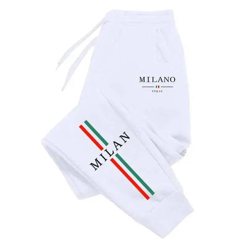 Herren Sweatpants Jogginghose mit Stadt Print – Modische und vielseitige Gym- und Jogginghose für sportliche Casual Looks