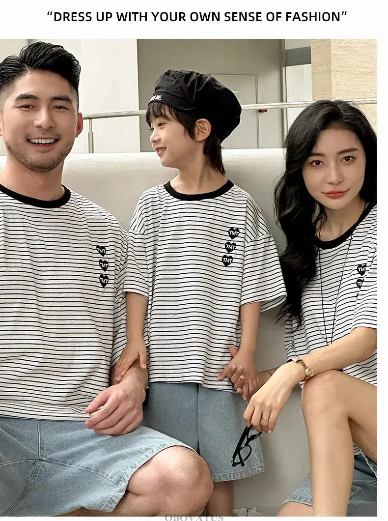 Family Vacation 2025 Summer Tshirt Shorts Clothing Set Family Matching Outfit Holiday Party Clothes Wear Couple Child Costume - Mein Shop
