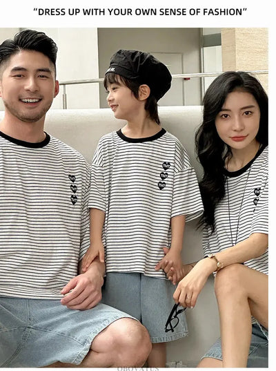 Family Vacation 2025 Summer Tshirt Shorts Clothing Set Family Matching Outfit Holiday Party Clothes Wear Couple Child Costume - Mein Shop