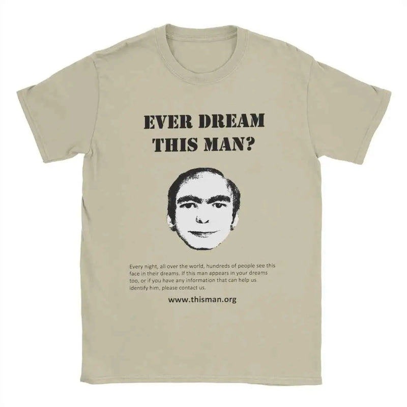 Men's T-Shirt Ever Dream This Man Novelty Cotton Tee Shirt Short Sleeve T Shirt O Neck Tops Gift Idea