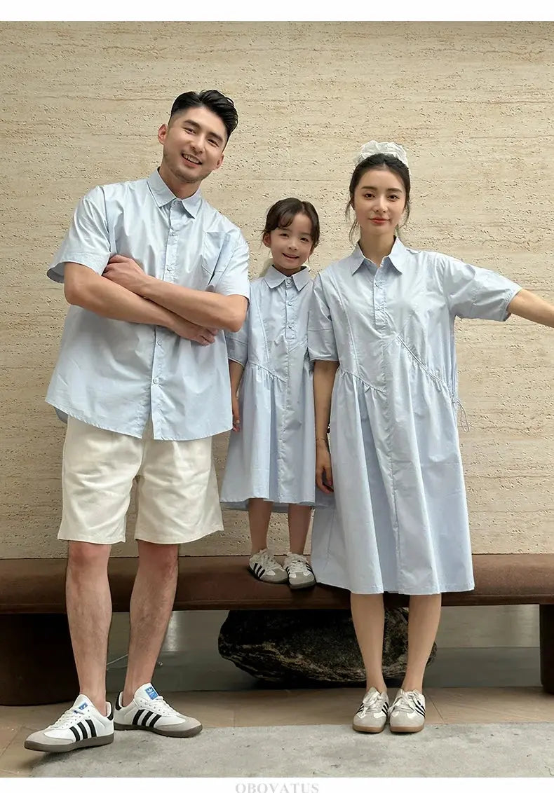 Family Look Matching Clothes Set Matching Family Outfits Family Matching Clothes Mother And Daughter Dress Father Son Clothing - Mein Shop