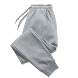 Herren Freizeithosen - Casual Hosen für Herbst Winter, Fleece Jogginghosen, Sport Gym Trousers in einfarbig für Workout und Laufen
