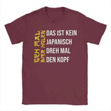 Men's Tshirt Retro Get A Beer T Shirt Funny German Jokes Alcohol Drinkers Dad Gift Streetwear Cotton Summer Casual T-shirts