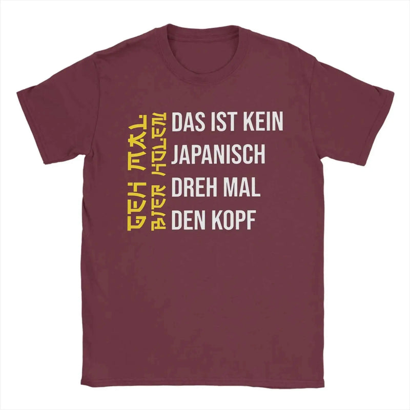 Men's Tshirt Retro Get A Beer T Shirt Funny German Jokes Alcohol Drinkers Dad Gift Streetwear Cotton Summer Casual T-shirts