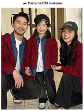 Winter Family Warm Jacket Parent-child Clothes Korea Fashion Father Mother and Daughter Son Baby Matching Thick Coat with Hooded - Mein Shop