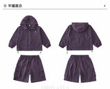 Family Matching Clothes Sets Men Women Baby Coat Shorts Suit Couples Kids Family Look Clothing Parent-Child Matching Costume - Mein Shop