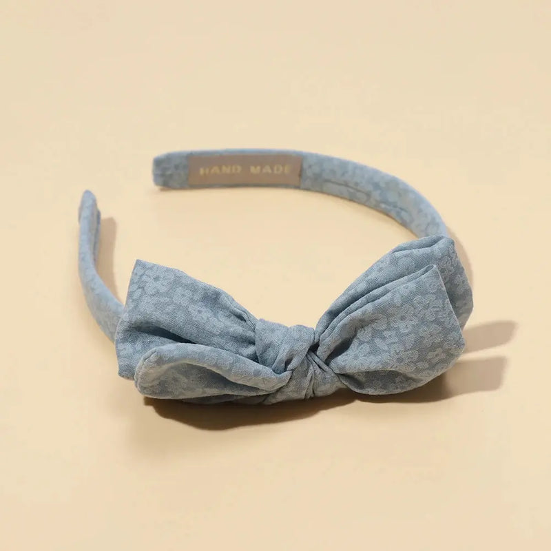 Baby Accessories For Newborn Toddler Kids Baby Girl Boy Hairband Cotton Hair Hoop Exquisite Printed Large Bow Hair Accessories - Mein Shop