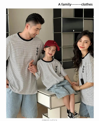 Family Vacation 2025 Summer Tshirt Shorts Clothing Set Family Matching Outfit Holiday Party Clothes Wear Couple Child Costume - Mein Shop