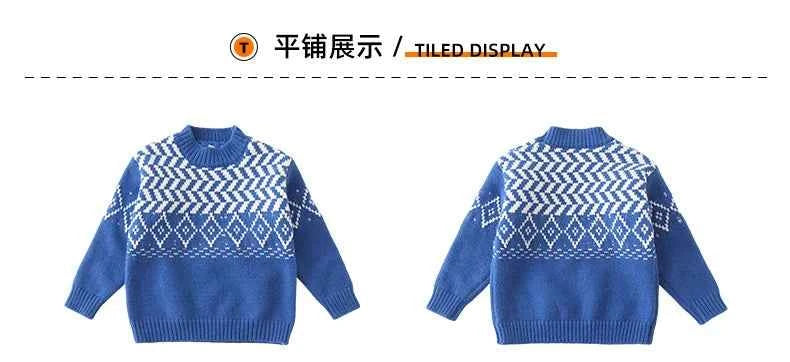 Knit Sweaters for The Whole Family Knitwear Winter Father Mother and Daughter Son Children Boy Girl Knitted Long Sleeve Pullover