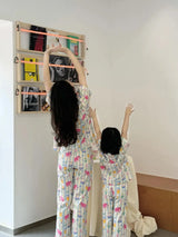 Family Pijama Set Mother and Daughter Matching Sleepwear Suit Mom and Baby Girl Same Home Clothes Mommy and Me Nightgown Outfits - Mein Shop