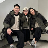 Family Matching Warm Clothes Winter Daughter Mother Thick Padded Coat Son Father Quilted Jacket Parents and Children Clothing - Mein Shop