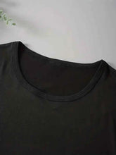 Women T Shirt Cartoon NEW YORK Letter Print Crew Neck Loose Top Tee Black T-shirt Female 90s Girls Graphic
