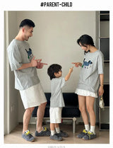 Family Clothing Set Tshirt Shorts Skirt Suit Set Family Look Fashion Mother Father Baby Boy Girl Clothes Family Matching Outfits - Mein Shop