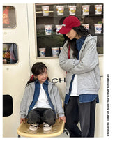 Winter Family Warm Jacket Parent-child Clothes Korea Fashion Father Mother and Daughter Son Baby Matching Thick Coat with Hooded - Mein Shop