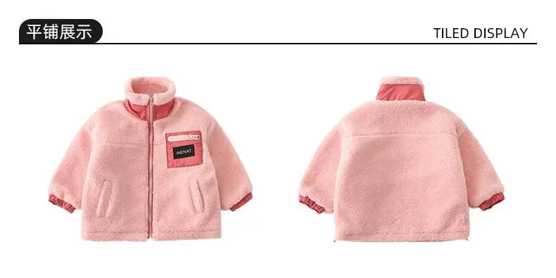 Family Thick Mother Children Suit Warm Winter Korean Fashion Women Daughter Son Matching Coat Baby Clothes  Zipper Sets Jacket - Mein Shop