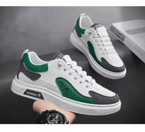 Trend  New Men's Shoes Leather Fashion Low-top Men's Casual Trendy Shoes Running Sports