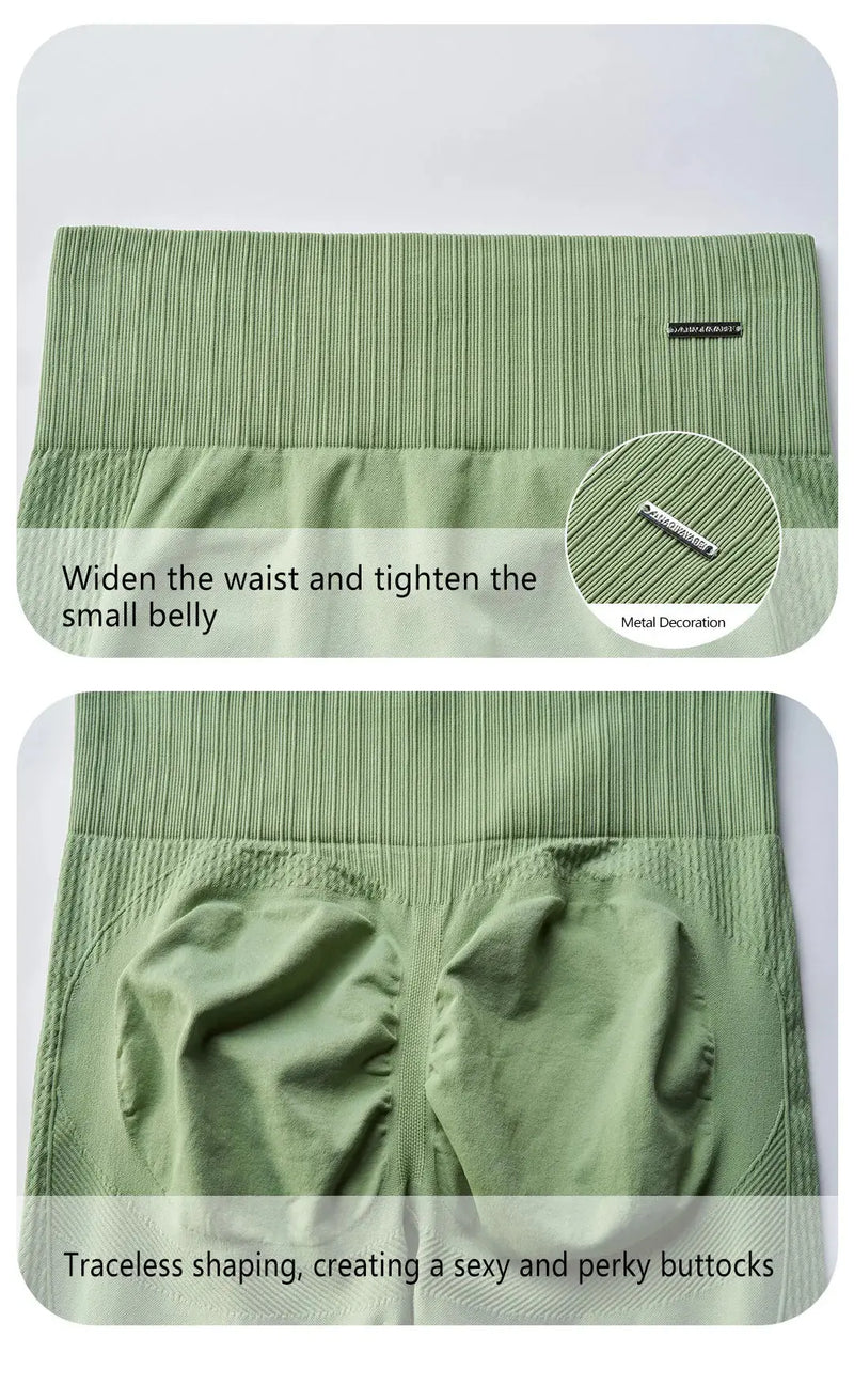 Yoga Clothing Set Women's High Waisted Leggings and Top Two Piece Seamless Fitness Exercise Clothing Fitness Workout Underwear - Mein Shop