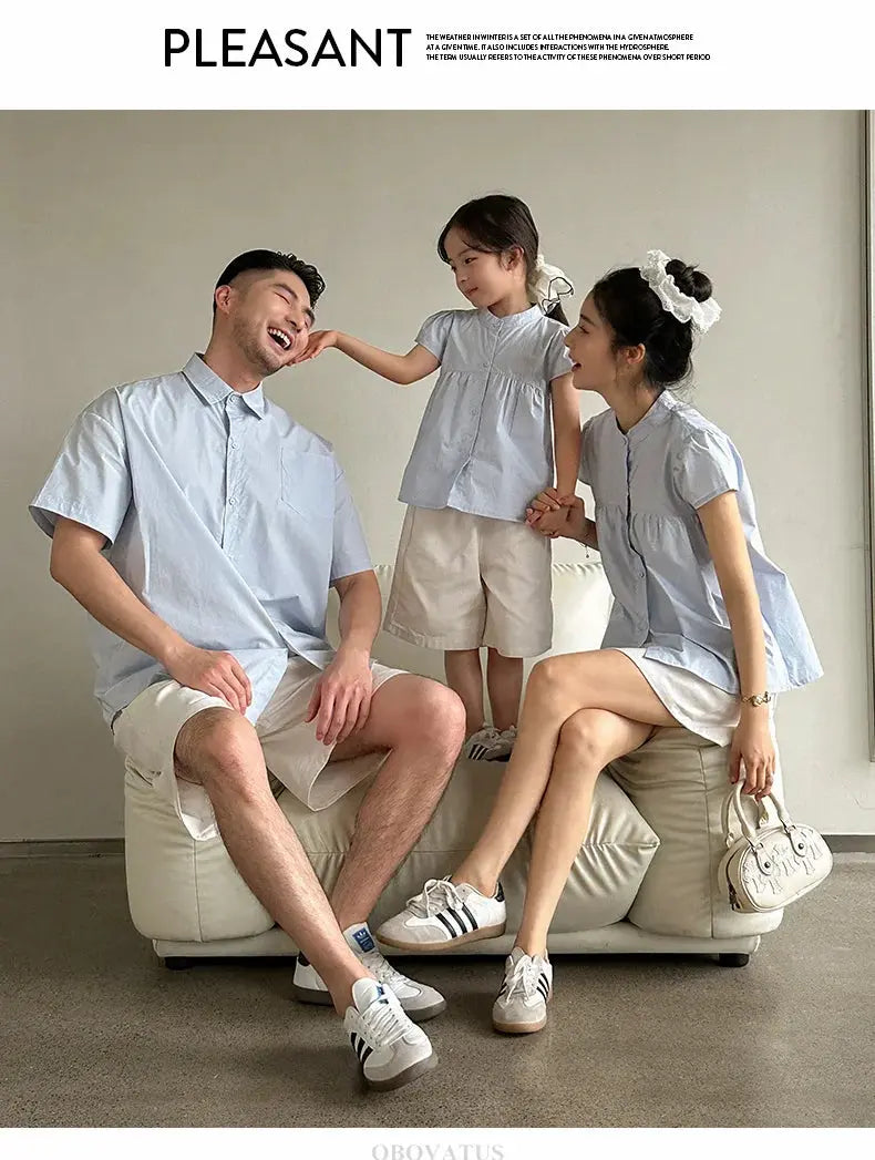 Family Look Matching Clothes Set Matching Family Outfits Family Matching Clothes Mother And Daughter Dress Father Son Clothing - Mein Shop