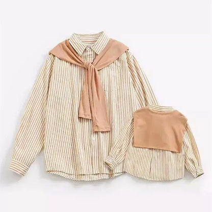 Family Matching Clothes 2024 Korea Spring Dad Mom and Baby Same Shirts for Women Fashion Clothing Children Boy Girl Plaid Blouse - Mein Shop