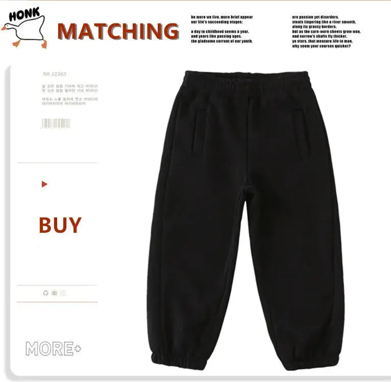 Parents and Children Warm Sweatshirts for The Whole Family Clothes Winter Father Mother and Son Daughter Thick Long Sleeve Tops - Mein Shop