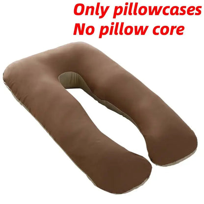 Pregnant Pillow Case Maternity Pillow Case Pure Cotton Cover Multifunction U-shape for Pregnant Women - Mein Shop