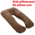 Pregnant Pillow Case Maternity Pillow Case Pure Cotton Cover Multifunction U-shape for Pregnant Women - Mein Shop