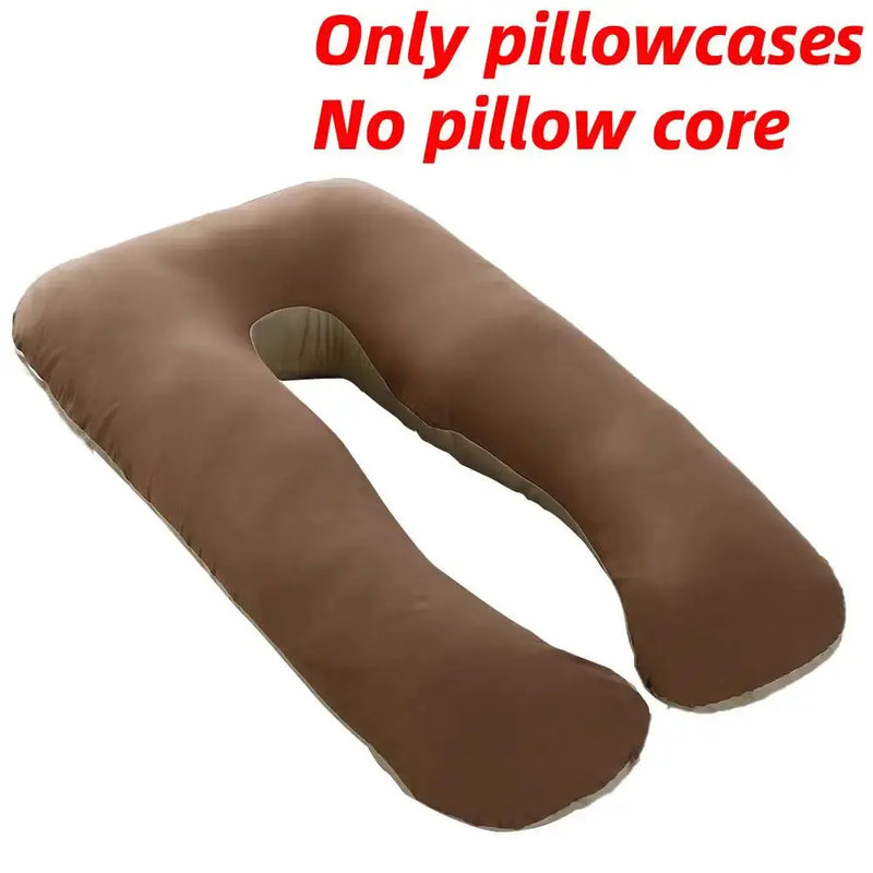 Pregnant Pillow Case Maternity Pillow Case Pure Cotton Cover Multifunction U-shape for Pregnant Women - Mein Shop