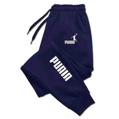 PUAIA Print Sport Jogginghosen Herren Herbst/Winter Neue Fitness Lose Passform Streetwear Hosen