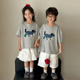 Family Clothing Set Tshirt Shorts Skirt Suit Set Family Look Fashion Mother Father Baby Boy Girl Clothes Family Matching Outfits - Mein Shop