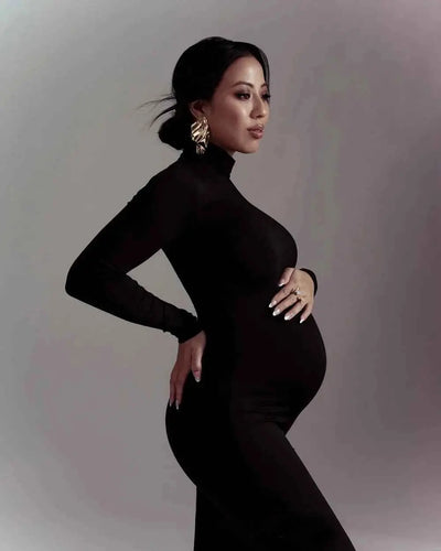 Maternity Dresses Pregnancy Women Maxi Long Dresses Clothes for Pregnant Babyshower Props
