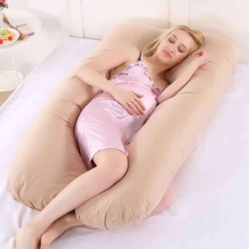 Maternity Pillow Case Pure Cotton Cover U-Type for Pregnancy Women - Mein Shop