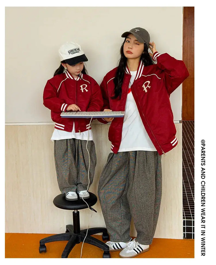 Winter Family Warm Coat Fashion Parent-child Matching Clothes Mom Dad Baby Clothing Korean Father Mother Son Daughter Thick Coat - Mein Shop