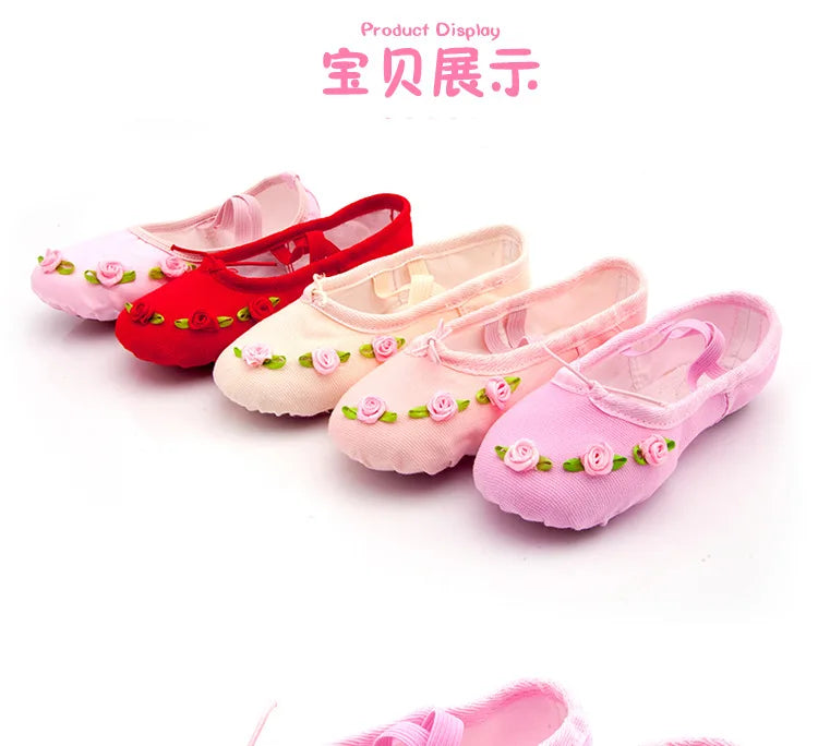 shoes woman 2024 trend Ballet flats Line dance shoes comfortable Ballet core Ballerinas shoes for dancing child girl adult shoe