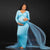 Schwangerenkleider Fotoshooting mit langen Ärmeln und V-Ausschnitt, elegante Mesh-Robe mit Bodenschleppe für Schwangerschaftsfotos und Babypartys